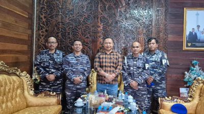 Bupati Ketapang Sambut Danlanal, Sinergi Pemkab–TNI AL Makin Kuat